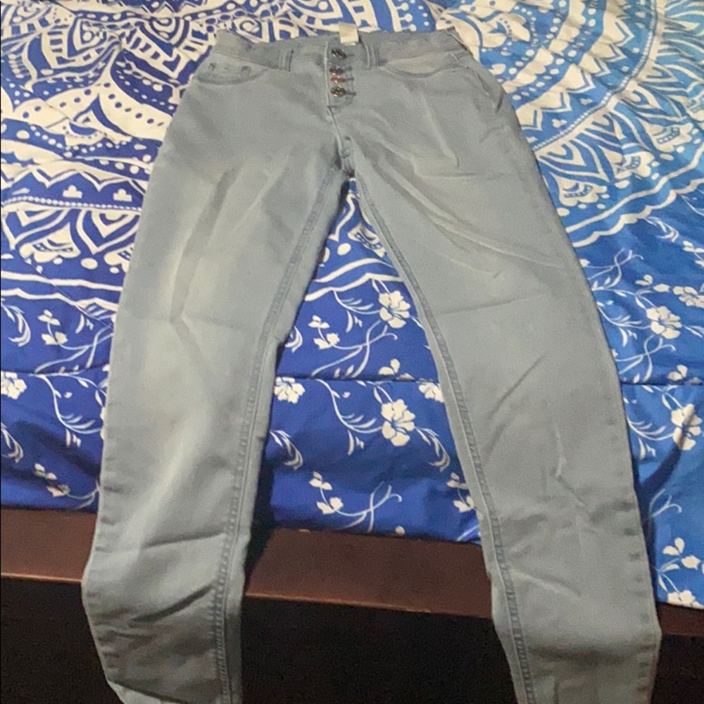 Justice high wasted jeans